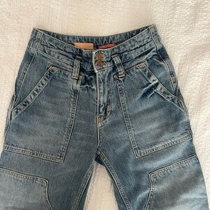 Pilcro (Anthropologie) patchwork jeans